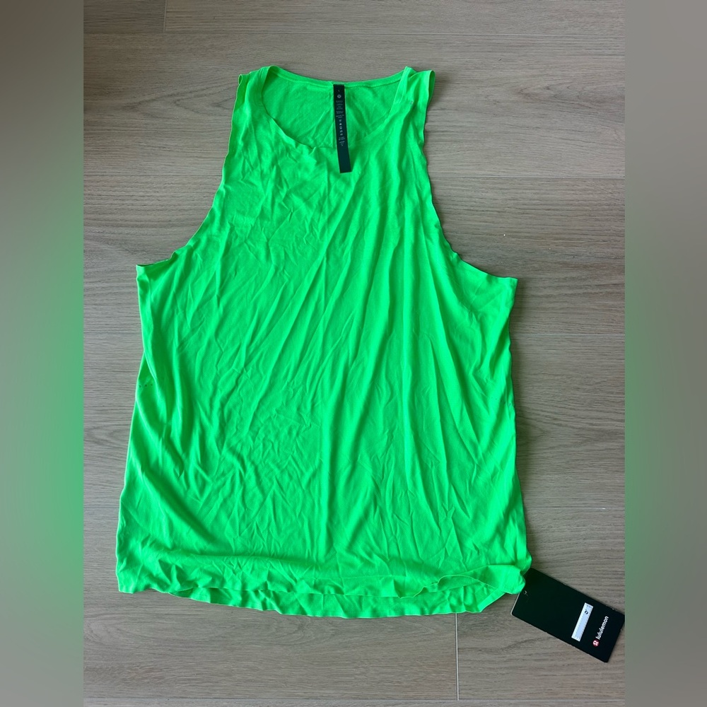 Lululemon Fast and Free Singlet *Breathe MEDIUM - Scream Green - NWT